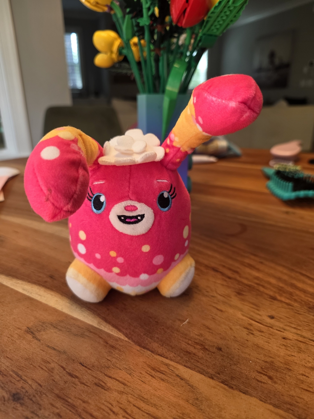 Rare discontinued Abby Hatcher Curly 6” Fuzzly plush by Spin Master.